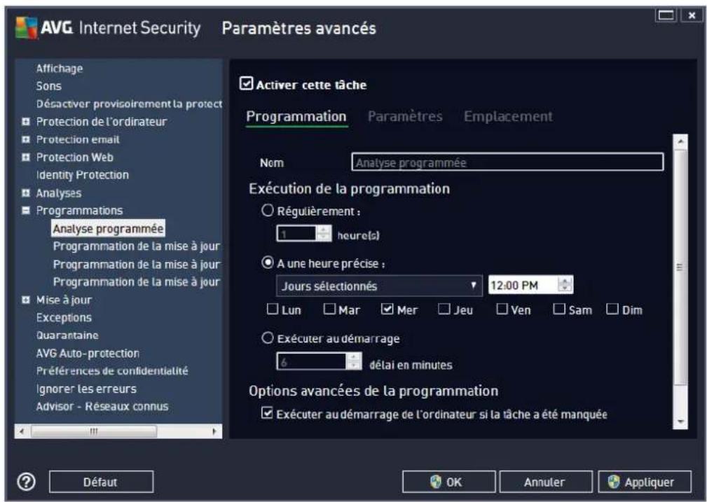 AVG Internet Security (2013) - Analyse programmée - 1