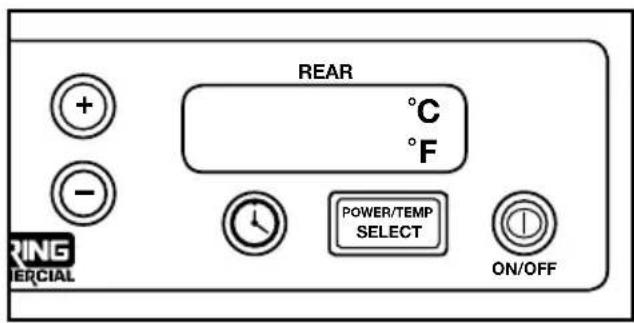 Waring Commercial WIH800 - CHOOSING FAHRENHEIT OR CELSIUS - 1