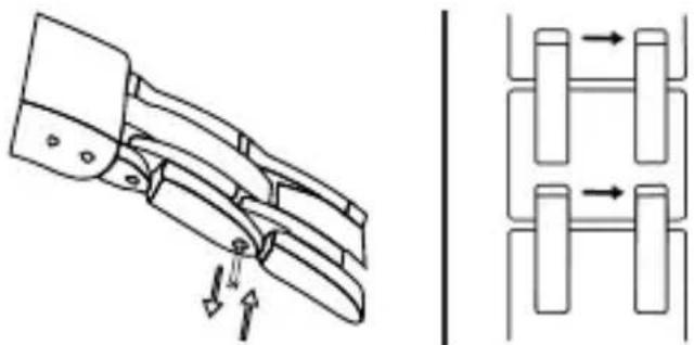 Detomaso Spacy Timeline Modell 4 - Armbänder mit Stifte: - 1