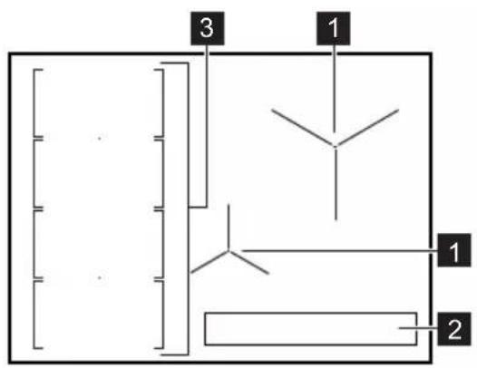 ELECTROLUX EIV85446 - Disposition de las zonas de cocción - 1
