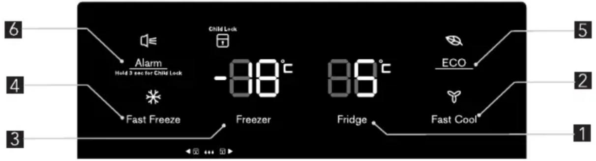 ELECTROLUX EN6084JOX - DISPLEJA VADĪBAS IERĪCES - 1