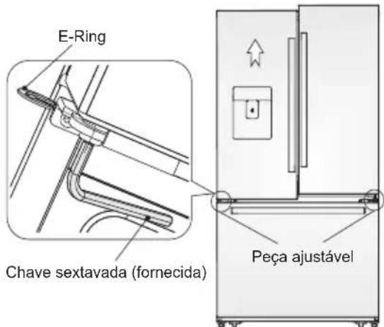 ELECTROLUX EN6084JOX - Ajustar a pega da porta - 2