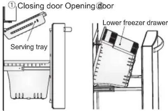 ELECTROLUX EN6084JOX - Using the freezer drawer - 1