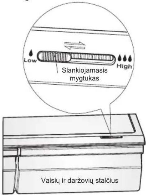 ELECTROLUX EN6084JOX - Daržovių ir vaisių stalčius, drėgmės kontrolė - 1