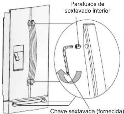 ELECTROLUX EN6084JOX - Ajustar a pega da porta - 1