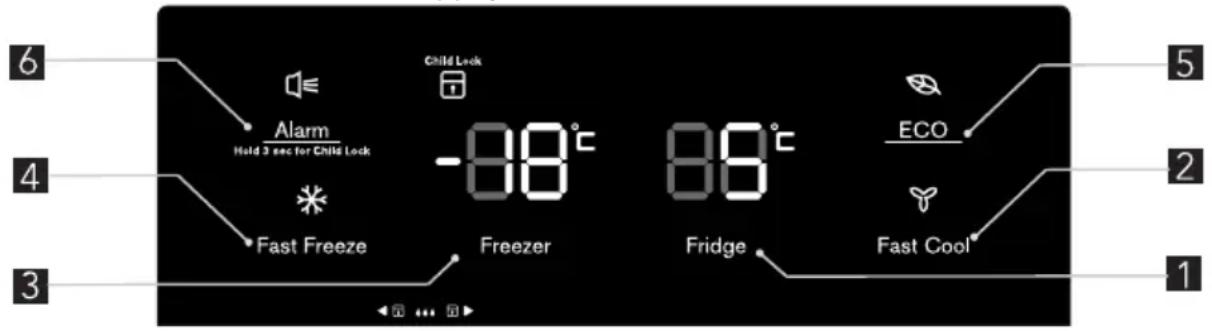 ELECTROLUX EN6084JOX - COMMANDES AFFICHÉES À L'ÉCRAN - 1