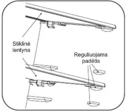 ELECTROLUX EN6084JOX - Stiklinės lentynos - 2