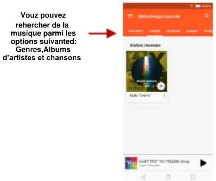 BLU Vivo X - Rechercher de la musique - 1
