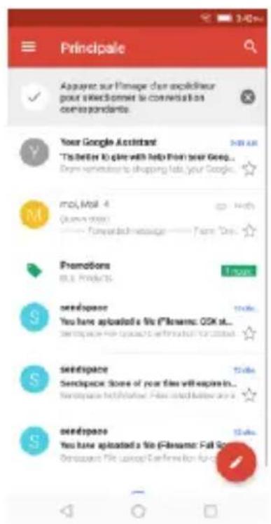 BLU Vivo X - Envoyer un Email - 1