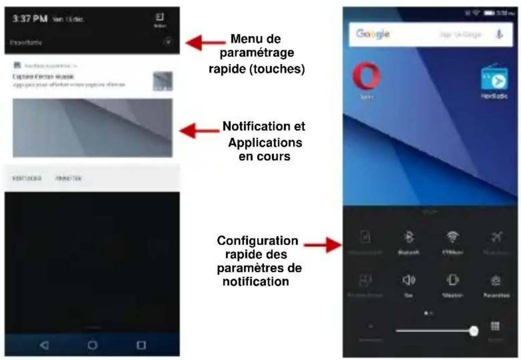 BLU Vivo X - Zone de notification - 2
