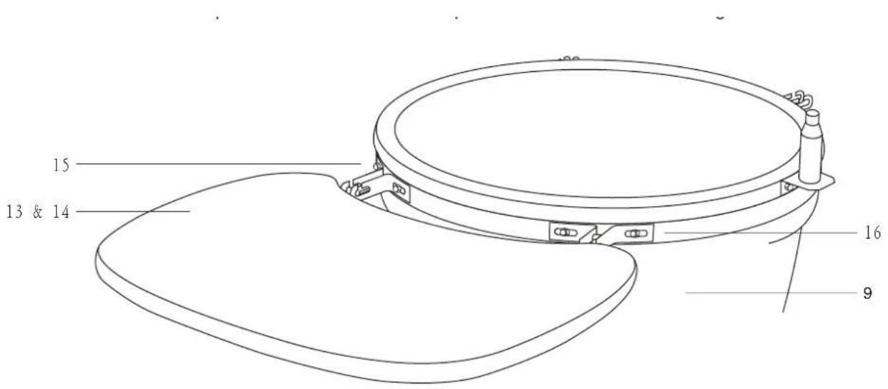 Patton Kamado - Assembly diagram - 9