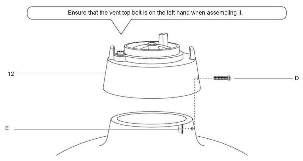 Patton Kamado - Assembly diagram - 7