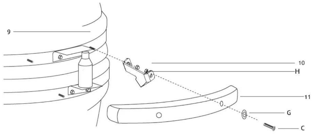 Patton Kamado - Assembly diagram - 6