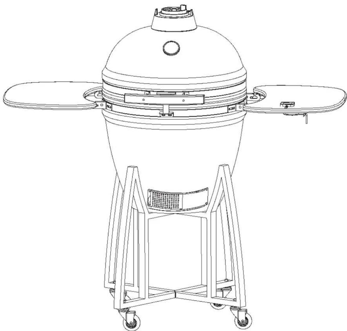 Patton Kamado - OPERATING AND ASSEMBLY INSTRUCTIONS - 1