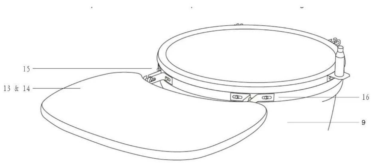 Patton Kamado - Montagezeichnung - 9