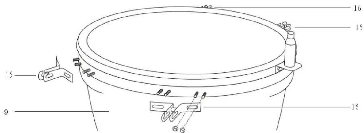 Patton Kamado - Montagezeichnung - 8