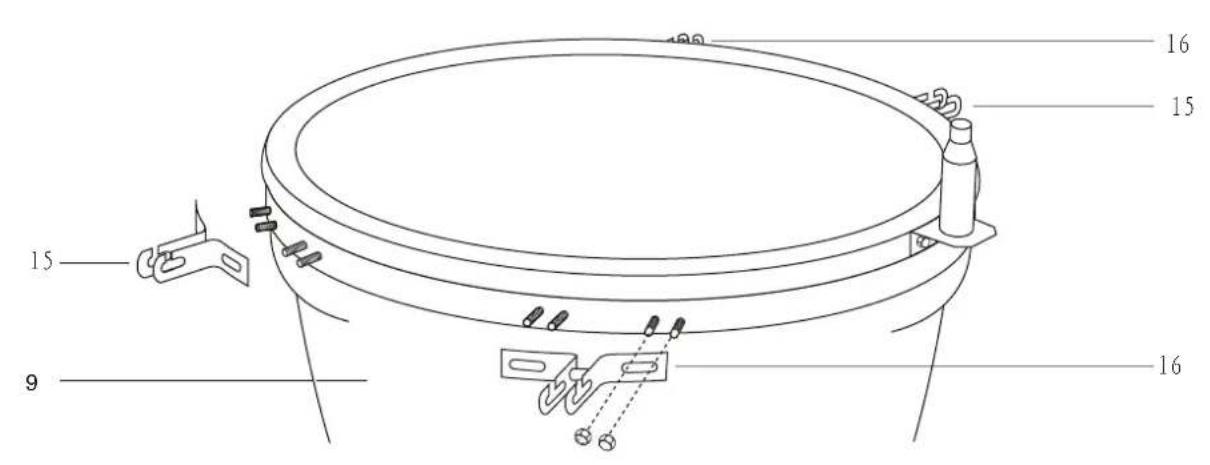 Patton Kamado - Assembly diagram - 8