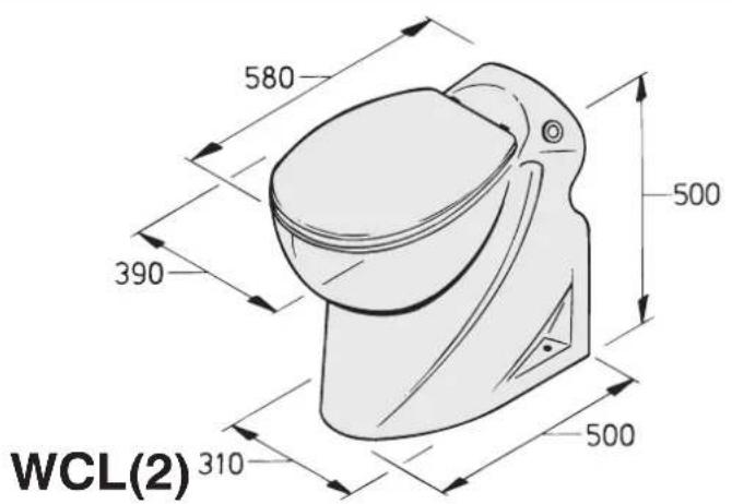 Vetus WC24L2 - Dimensioni principali - 3