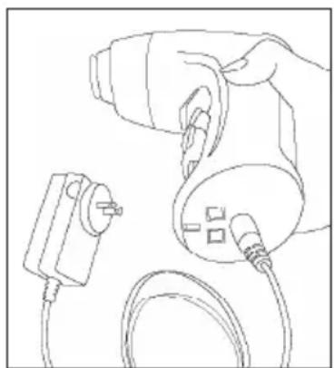 Waring Commercial WVS50 - Posicione la ventosa de la pistola aspiradora por encima de la valvula roja en la bolsa y presione el gatillo (4) para aspirar el aire. - 3