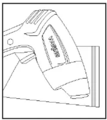 Waring Commercial WVS50 - Position The Pistol Vac on the red valve on the bag and pull the trigger (4) to remove air. - 1