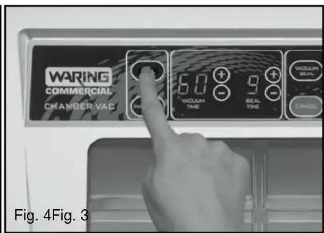 Waring Commercial WCV300 - Inspect the pouch - 4