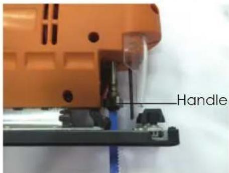 Tacklife PJS03A - Mounting the saw blade (Fig.2) - 1
