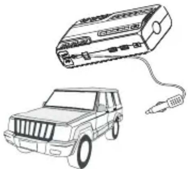 Tacklife T6 - Recharging via car charger - 2