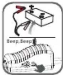 Tacklife T6 - Jump Start 12V Vehicle Instruction: - 4