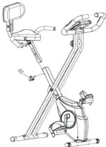Klarfit Azura 10026817 - Step 6: Install the Seat Post to the Main frame - 1