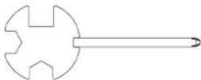 Klarfit Azura 10026817 - Hardware Packing List - 5