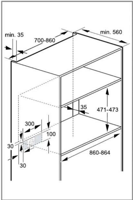 SIEMENS iQ500 VB558C0S0 - Installation dans un meuble haut - 1