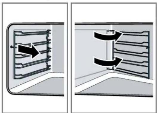 SIEMENS iQ500 VB558C0S0 - Décrocher les supports - 1