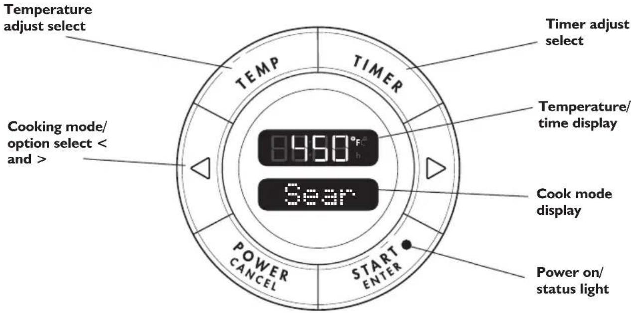 KITCHENAID KMC4241SS - Control panel features - 1