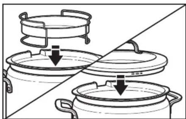 KITCHENAID KMC4241SS - Cómo cocinar al vape con la cesta - 2