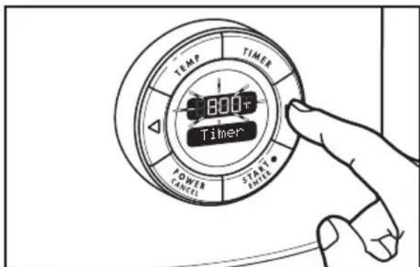 KITCHENAID KMC4241SS - como utiliser el temporizador como temporizador de comida - 2