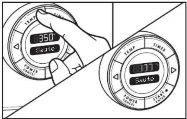 KITCHENAID KMC4241SS - Changing between Fahrenheit and Celsius - 1