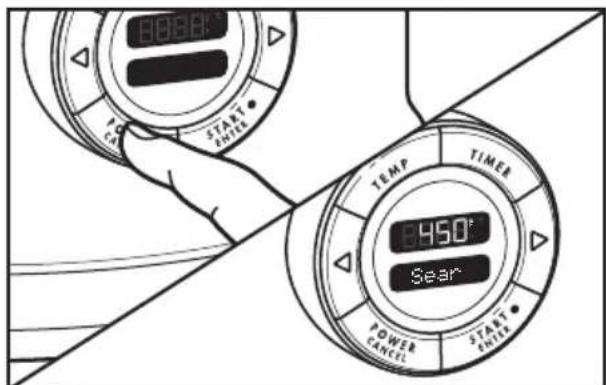 KITCHENAID KMC4241SS - Setting a cooking mode - 1