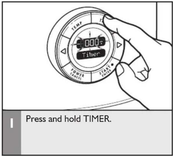 KITCHENAID KMC4241SS - Using the timer as a kitchen timer - 1