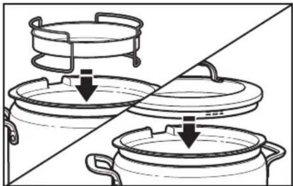 KITCHENAID KMC4241SS - Steaming with the steam basket - 2
