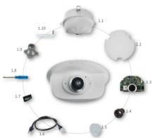 Mobotix p26A - Contenu de la livraison - 1