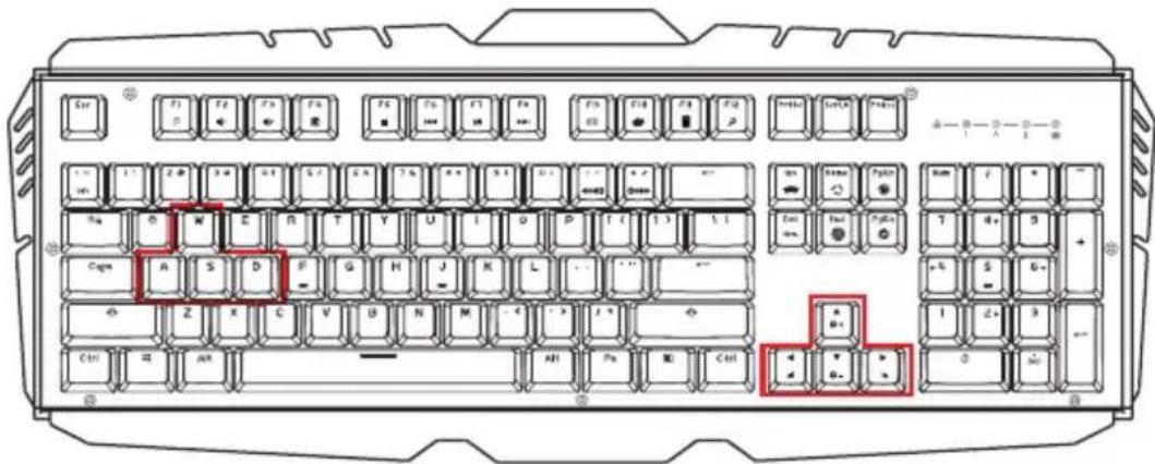 IOGEAR GKB720RGBBN - WASD Key Swap - 1