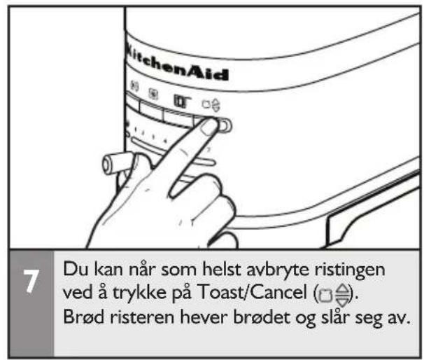 KITCHENAID 5KMT4205 - Slik bruker du brødristeren - 6