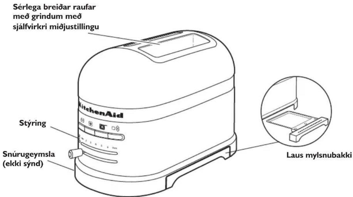 KITCHENAID 5KMT4205 - Hlutar brauðristar - 2