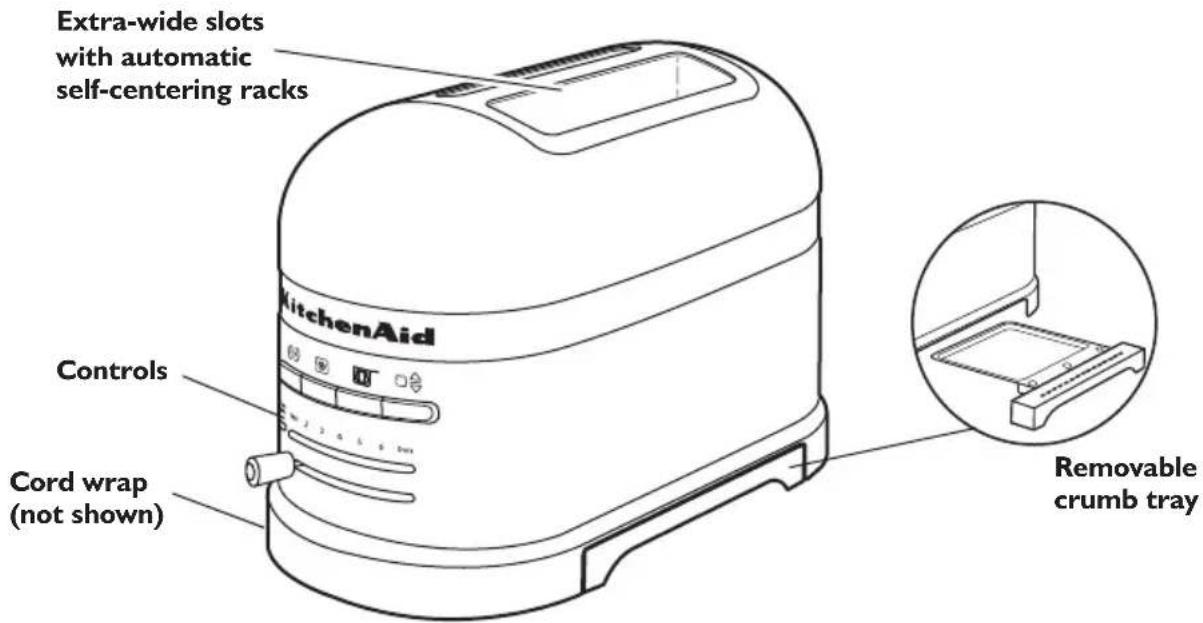 KITCHENAID 5KMT4205 - 2-slice model - 1
