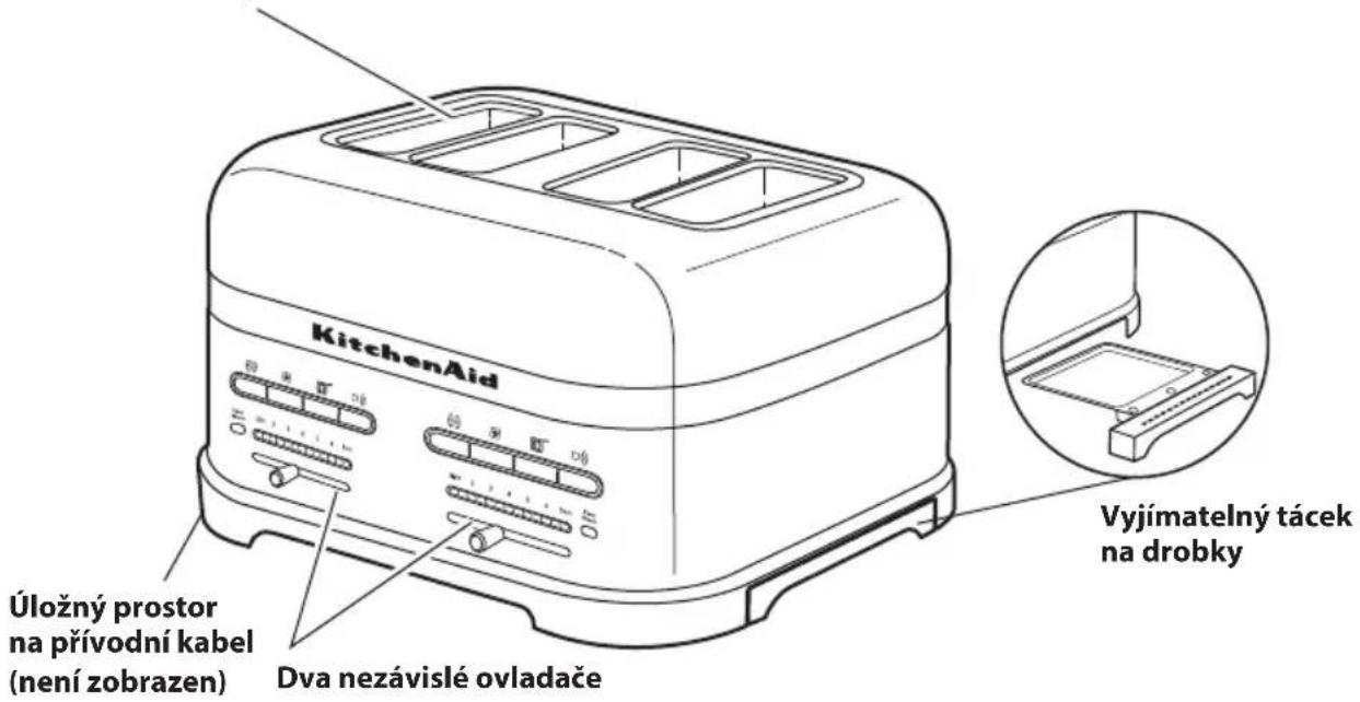 KITCHENAID 5KMT4205 - Toustovač 4 platků - 2