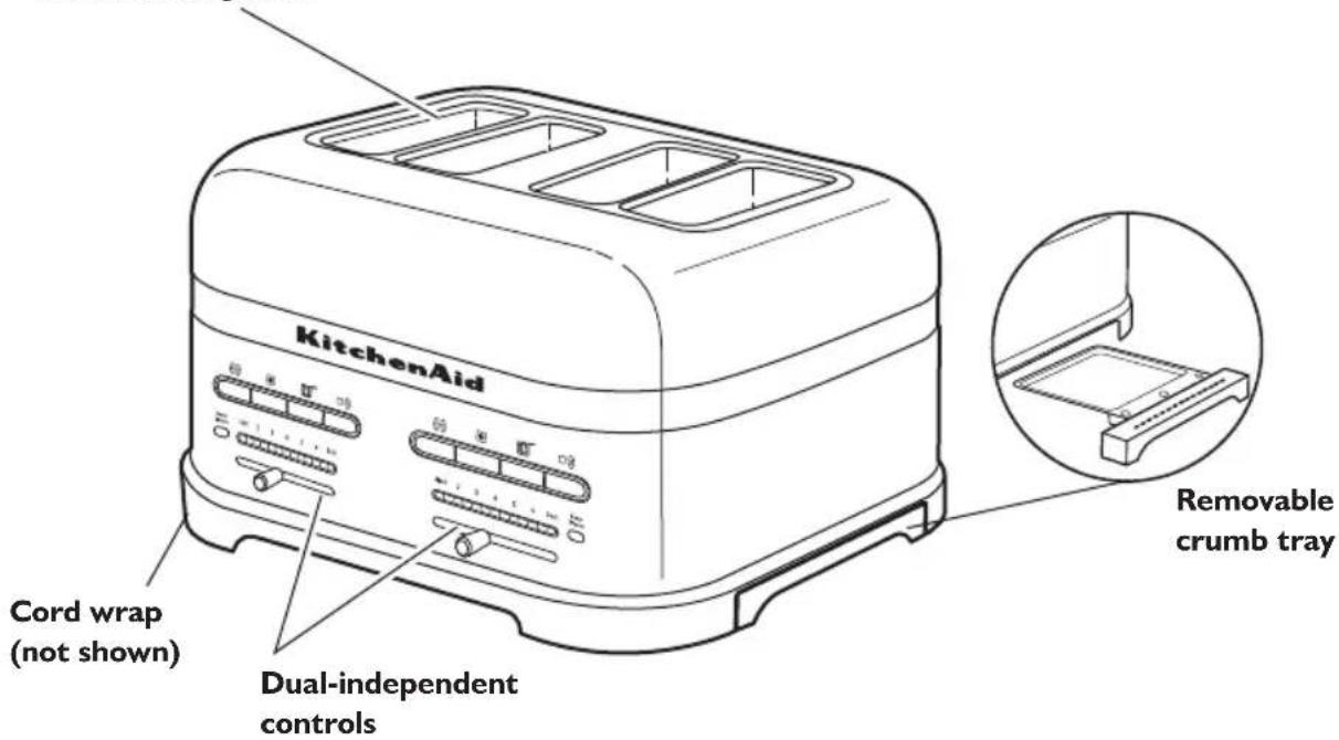 KITCHENAID 5KMT4205 - 4-slice model - 2