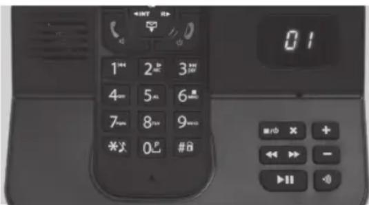 PEAQ PDP270 - Answering machine - 1