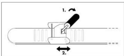 AURIOL 2LD4737 - Instrucciones de ajuste para correas para el modelos 2-LD4737-2 - 1