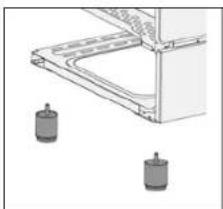 Wolf Power WCR950CI - INSTALLATION OF THE OVEN FEET - 1