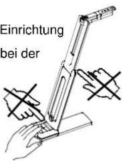 Elmo MX1 - VORSICHTSMASSNAHMEN BEI DER HANDHABUNG - 3
